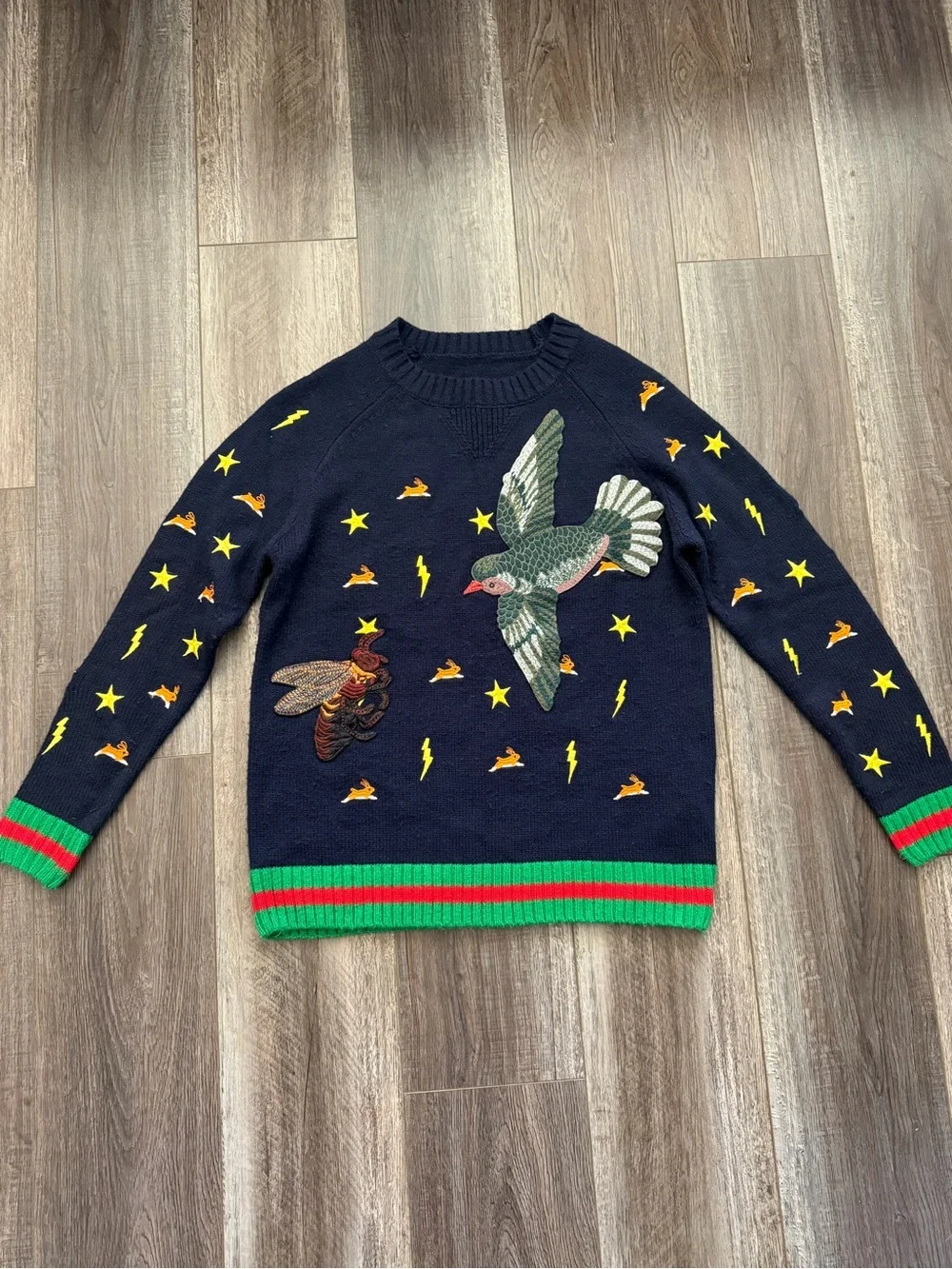 Gucci navy crewneck
